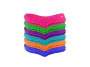 Bright Colors Assorted Toasty Fuzzy 6 Pack Socks