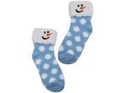 Smiling Snowman Winter Holiday Socks