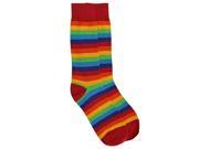 Men s Multicolor Rainbow Stripe Socks