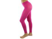 Fuchsia Hot Pink Below The Knee Footless Tights