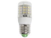 E27 2.5W 48 3528 SMD LED Corn Light Bulb Lamp with Cover Warm White 220V