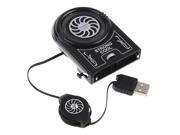 Mini Vacuum USB Air Extracting Cooling Fan Cooler for Notebook Laptop