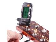 Clip on Digital LCD Guitar Tuner Metronome Tone Generator