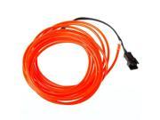 3M Red Flexible Neon Light EL Wire Rope Tube with Controller