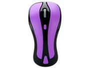 2.4G RF Wireless Optical Mouse 360° 6D Gyroscope Fly Air Mouse with Nano USB Receiver for PC Android Smart TV Box Purple Black