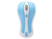 2.4G RF Wireless Optical Mouse 360° 6D Gyroscope Fly Air Mouse with Nano USB Receiver for PC Android Smart TV Box Blue White