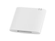 Wireless Stereo Bluetooth Music Receiver Adapter for iPhone iPad iPod Samsung 30 pin Dock Speaker Boombox White