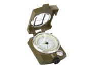 Portable Military Army Geology Lensatic Compass Prismatic Compass Multifunctional Outdoor Camping Exploration Tool with Fluorescent Light