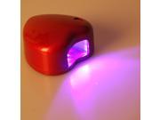 Mini Heart shape LED Lamp Light Purple light 3W Red