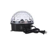 RGB MP3 Magic Crystal Ball LED Music Stage Lamp Laser Light Home Party Lighting with USB Disk Remote Control 90 250V