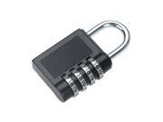 Resettable 4 Dial 40mm Combination Lock Luggage Suitcase Padlock