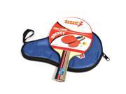 Long Handle Shake hand Table Tennis Racket Ping Pong Paddle Waterproof Bag Pouch Blue