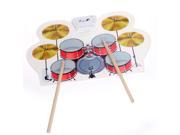 USB MIDI Drum Kit PC Desktop Roll up Electronic Drum Pad Portable with Drumsticks