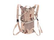 2.5L TPU Hydration System Bladder Water Bag Backpack Tan Camouflage