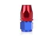 AN10 Straight Swivel Oil Fuel Hose End Fitting Adapter Aluminum Red