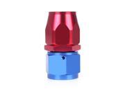 AN12 Straight Fuel Swivel Oil Hose End Fitting Adapter Aluminum Red