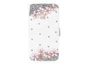 PU Leather Bling Flower Case Cover for Samsung Galaxy S5 i9600