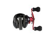 11BB 6.3 1 Left Hand Bait Casting Fishing Reel 10Ball Bearings One way Clutch High Speed Red