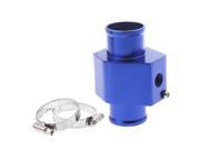 Water Temp Temperature Joint Pipe Sensor Gauge Radiator Hose Adapter 34mm Blue