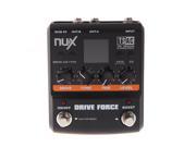 NUX Guitar Drive Force Modeling Stomp Simulator Electric Effectors Pedals 10 Models Color Screen