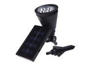 Solar powered Light with 4pcs White LEDs Polycrystalline Solar Panel Rechargeable Water resistant Environmental friendly for Lawn Garden Yard