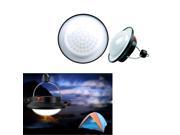 60LED Outdoor Indoor Camping Lamp with Lampshade Circle Tent White Light Campsite Hanging Lamp