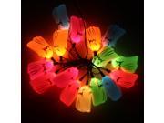 16 Scary Ghost String Flash Light Style Halloween Lamp Bulb Festival Bar Haunted House Decoration Colorful