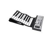 Flexible Roll Up Electronic Soft Keyboard Piano Portable 61 Keys