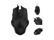 2000 DPI USB Wired Optical Gaming Mouse Mice 6D Button LED for Laptop PC Professional Gamer Adjustable Black
