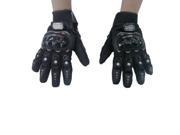 Motorcycle Bike full finger Protective Gloves BLACK XL