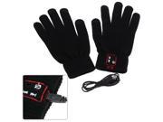 Bluetooth 3.0 Winter Calling Talking Gloves Hand Gesture Touch Screen with Speaker Microphone for iOS iPhone Android Unisex Men Women Gift