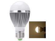 E27 7W Sound Light Sensor Auto Detection LED Light Lamp Bulb AC85 265V