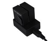 Andoer USB Dual Charger Battery Charging for AHDBT 301 302 201 for Gopro Hero 3 3 4