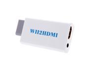 New White Wii to HDMI Wii2HDMI Adapter Converter Full HD 480P Output Upscaling 3.5mm Audio Port for Wii Console