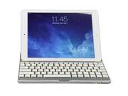 Bluetooth Ultra Slim Aluminum Keyboard Cover With Stand For IPad 4 3 2 White