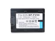 1050mah NP FV50 NPFV50 V Series Camera Battery for SONY NP FV30 NP FV70 NP FV100 NP FH50