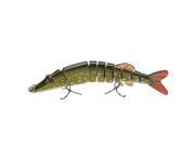 LIXADA 5 12.5cm 20g Lifelike Multi jointed 9 segement Pike Muskie Fishing Lure Swimbait