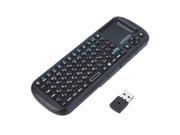 Russian Version Mini iPazzport 2.4G Wireless Keyboard Mouse Touchpad Handheld with LED Light