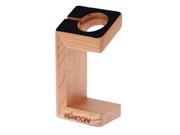 KKMOOM Apple Watch Handcrafted Wood Stand Charging Dock Station Platform iWatch Charging Stand Bracket Docking Station Holder for 2015 Apple Watch 38 42mm Sport