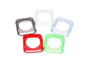 5Pcs pack Colorful TPU Soft Silicone Skin Cover for Apple Watch iWatch Case 38mm