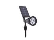 High Bright 4 LED Solar Powered Light Lamp for Outdoor Landscape Garden Driveway Pathway Yard Lawn Decorative Lighting