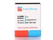 ink Dream 3.7V 2500mAh Rechargeable Li ion Battery High Capacity Replacement for Samsung Galaxy EB F12GBU SII 2 I9100