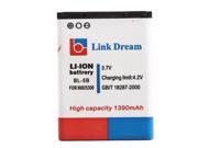 Link Dream 3.7V 1390mAh Rechargeable Li ion Battery High Capacity Replacement for Nokia BL 5B N90 5300 3230