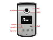 EBELL ATZ DBV03P Intelligent WIFI Doorbell 720P 1080*720 Multifunction Wireless WiFi Smart Video Visual Door Phone IP P2P Detection Home Security for iOS Andr