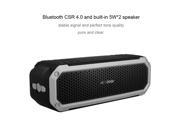 Andoer 10W Wireless Bluetooth 4.0 Outdoor Stereo Speaker Soundbox Speakerphone Mic Hands free Aux in LED Torch Flashlight Travel Riding Cycling Portable