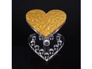 Fashion Makeup Nail Art Design Tool 12 Holes Pen Brush Holder Heart Gold Rest Stand Plastic