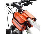 ROSWHEEL Cycling Mountain Road MTB Bike Bicycle Front Top Tube Frame Pannier PU Leather Double Bag Pouch