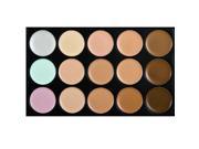 Anself 15 Color Cream Camouflage Concealers Palette Eye Face Cosmetic Makeup Earth Tone