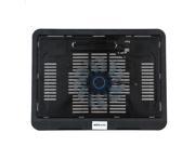 KKmoon® Silent Thin Computer Cooling Frame USB Cooler Radiator with Blue LED Light for 13in to 15in Laptop Notebook