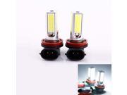 Super Bright Auto Vehicle COB LED Fog Daytime Running Light DRL Lamp White